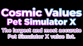 Value list for PSX Cosmic Values [upl. by Fries]