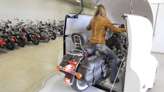 Motorcycle Towing Trailer  Amerideck [upl. by Lamhaj]