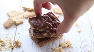 How to make Graham Cracker Toffee Bars [upl. by Michaele]