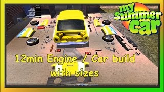 My Summer Car  12min Tutorial enginecar build  save game [upl. by How807]