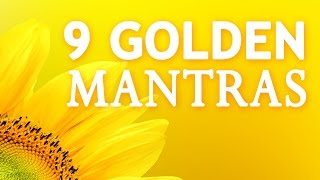 9 GOLDEN MANTRAS  108 Times [upl. by Adnouqal]