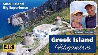 FOLEGANDROS  Our Favorite Greek Island You Must Visit  Retirement Vlog 73 [upl. by Hylton962]