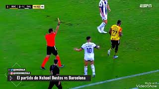 Talleres  El partido de Nahuel Bustos vs Barcelona 10042024 [upl. by Edas273]