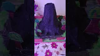 How to make volcano model with cardboard  science project working model for school students sorts [upl. by Eugor]