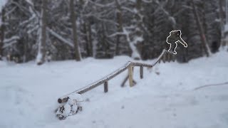 INSANE HIDDEN SNOWSKATE PARK [upl. by Hunter]