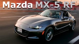 Mazda MX5 RF  Igual de divertido que su hermano roadster  Autocosmos [upl. by Garson]