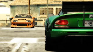 Dodge Viper SRT 10 vs Toyota Supra  JV  first race  Need for Speed  Most Wanted 2005 [upl. by Langsdon]