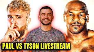 Jake Paul vs Mike Tyson Livestream Shaun Jones Fight Companion [upl. by Barret]