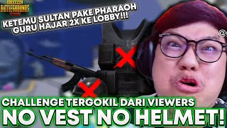 GURU DICHALLENGE 20 KILL  CHICKEN DINNER HARUS TANPA ARMOR DAN TANPA HELM GELO PARAH  RICS PUBGM [upl. by Elokkin9]