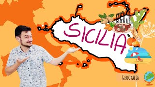 LA SICILIA  La geografia spiegata ai bambini di scuola primaria [upl. by Ralyks]