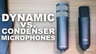 Dynamic vs Condenser Microphones Whats the Difference [upl. by Lakym]