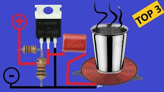 TOP 3 Simple Induction Heater Circuit [upl. by Samalla]