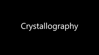 Materials Science  Crystallography [upl. by Eidnyl229]