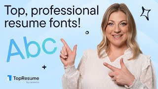 How to choose the best font for your resume [upl. by Gati]