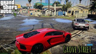 GTA 5 Grove Street  CJs Old House SPOILER ALERT [upl. by Schlosser]