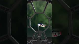 Tie Fighter Ambushes Corellian Corvette starwars spaceengineers [upl. by Nabila]