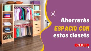 10 Diseños De Closets Económicos Para Ahorrar Espacio Y Ordenar De Forma Inteligente [upl. by Israel]