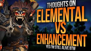 Content Update 💪 Shaman Changes ⚡️ Thoughts on Enhance vs Elemental [upl. by Maillw707]