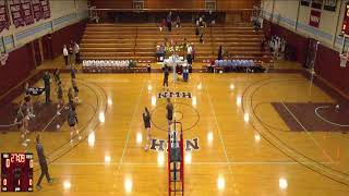 Northfield Mount Her vs Deerfield Academy Girls Varsity Volleyball [upl. by Vasily]