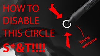 HOW TO FIX THAT FampING WINDOWS CIRCLE THING Wacom Pen Lag Fix  2021 [upl. by Atel853]