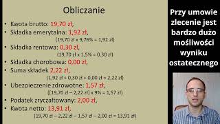 Umowa zlecenie 1970 zł  ile to jest [upl. by Psyche]