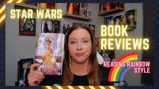 Star Wars Book Reviews NO SPOILERS Reading Rainbow Style [upl. by Nnylahs]