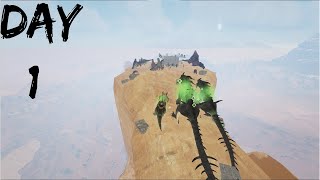 Aberration Base progression and Raid DAY 1  ARK  Mesa 3Man [upl. by Rainie839]