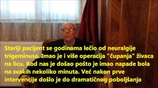 Dr Željko Kojadinović  Neuralgija trigeminusa [upl. by Eislel862]