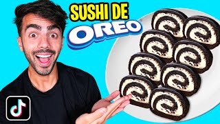 HICE RECETAS VIRALES DE TIKTOK CON OREO [upl. by Vinita]