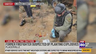 Former firefighter faces over 10 felony charges for planting explosives [upl. by Vez645]