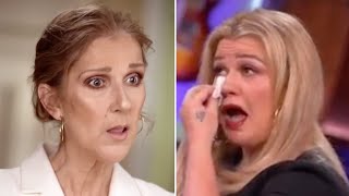 Celine Dion REACTS to Kelly Clarkson CRYING Over Her Olympic Opening Ceremony Performance [upl. by Grimbly]