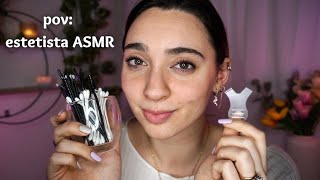 POV ESTETISTA TI FA UNA LAMINAZIONE ALLE CIGLIA  ASMR [upl. by Airtal682]