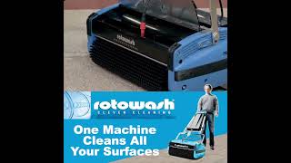 Rotowash Commercial amp Residential Carpet amp Floor Cleaning Machines [upl. by Sonja]