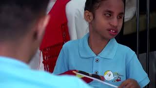 Pope Francis blesses children with disabilities in East Timor  REUTERS [upl. by Auhsot557]