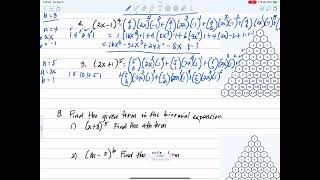 matematika 111 B AP Precalculus Pascal’s triangle and Binomial Theorem  Prob amp sol [upl. by Eidnak]