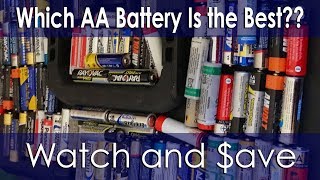 Which AA Battery is the Best Can Duracell Beat Energizer Watch and ave [upl. by Ripleigh]