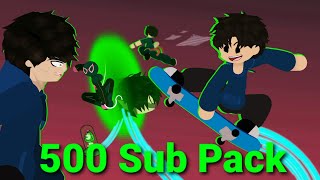 500 Sub Pack  Stick nodes Pro  Movieclips Sprites And Figs [upl. by Philcox]