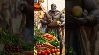 Thanos injoying in indian market  ToonEpic477  shorts trending avangers thanos [upl. by Anipsed832]