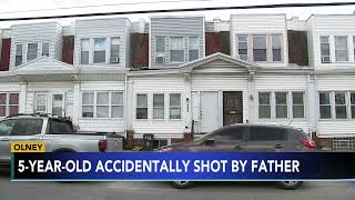 Philly police believe 5yearold was accidentally shot by father [upl. by Enerual]