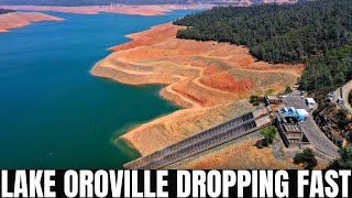 Water Level is Dropping Fast at Lake Oroville  What is Happening with Oroville Dam [upl. by Sabian169]