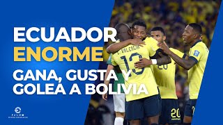 ECUADOR ENORME ANTE BOLIVIA EL PÚBLICO RESPONDIÓ Y LA TRI GOLEÓ EN GUAYAQUIL [upl. by Gabrielson]