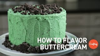 Flavored Buttercream Recipe for Cake Frosting  Craftsy Cake Decorating [upl. by Ainoek]