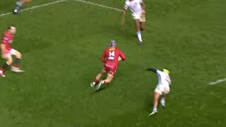 Ridiculous Sidestepping Beats THREE Springboks for Amazing Scarlets Try  Scarlets vs Bulls [upl. by Edrea]