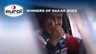 Nasser AlAttiyah amp Mathieu Baumel TOYOTA GAZOO Racing win Dakar Rally 2023 [upl. by Airamasor141]