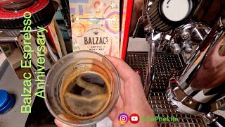 Balzac Espresso Anniversary  with Olympia Cremina SL  Spring Lever Espresso [upl. by Nahtannoj]