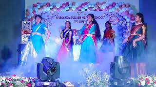 quotNARAYANA EM SCHOOL TPTSMPSGquot🎊 FAREWELL CELEBRATION 🎊Song Andhamaina Retro Mashup [upl. by Eeliak688]