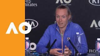 Kiki Bertens quotIt was really toughquot  Australian Open 2020 Press Conference 3R [upl. by Hoi]