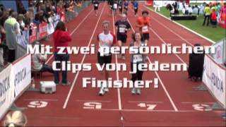 Finisher Clip beim FIDUICA BadenMarathon Karlsruhe [upl. by Mecke]