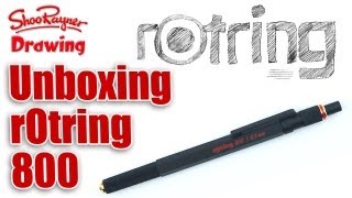 Unboxing the rOtring 800 Mechanical Pencil [upl. by Minni]