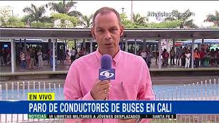 Más de 160 buses del MIO no prestaron servicio en Cali durante este lunes [upl. by Ennyletak312]